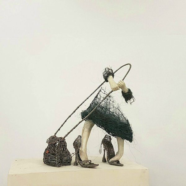 "Incomplete" sculptures by Lene Kilda