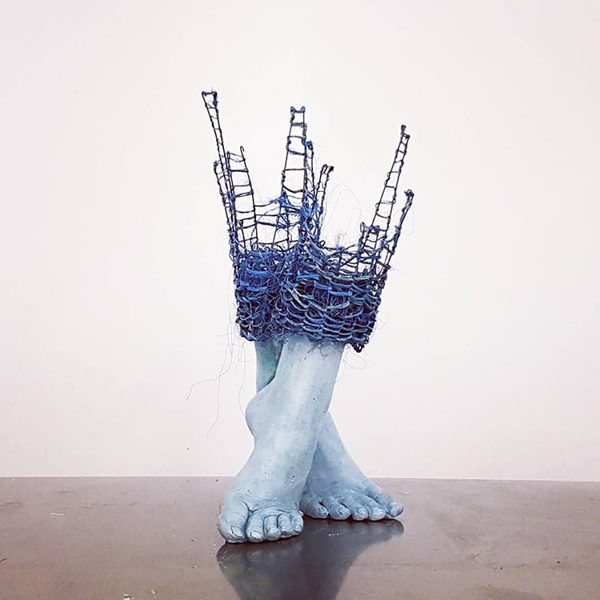 "Incomplete" sculptures by Lene Kilda