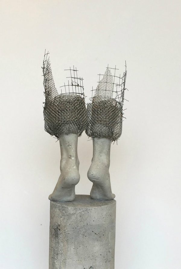 "Incomplete" sculptures by Lene Kilda
