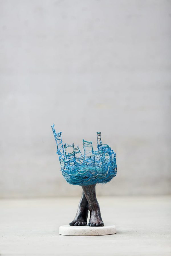 "Incomplete" sculptures by Lene Kilda
