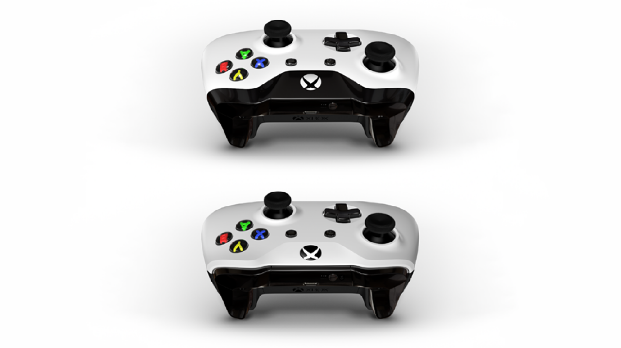 演示蓝牙功能的 Xbox 控制器
