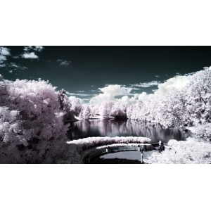 摄影技巧：红外摄影下的绿色变成了雪景